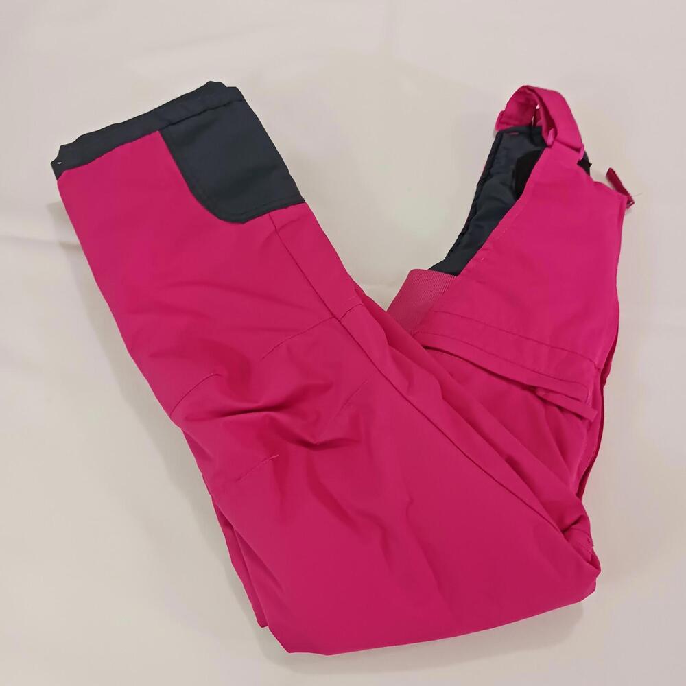 Arctix RN#111478 Girl's Winter Pink Bib Overalls Zip-Up/Zippered Pocket Size S